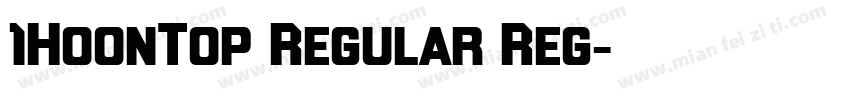 1HoonTop Regular Reg字体转换